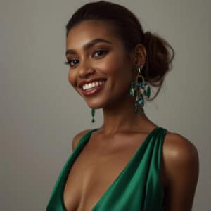 foto de uma mulher com Maquiagem