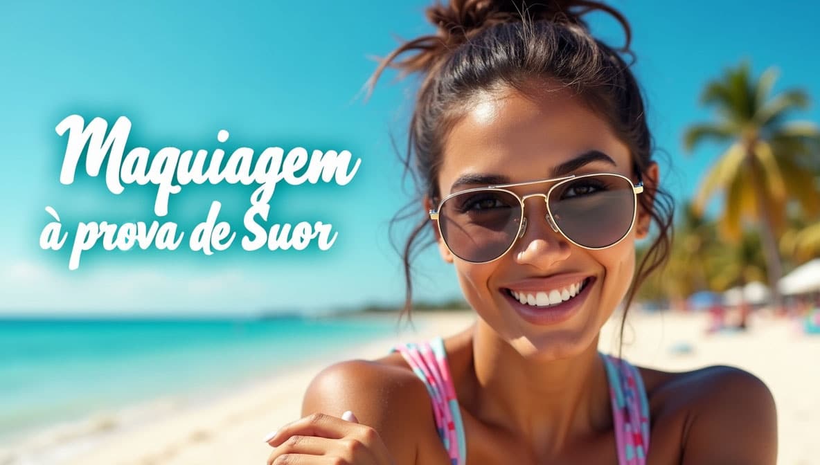 Maquiagem à prova de suor: guia completo para o calor, praia e academia