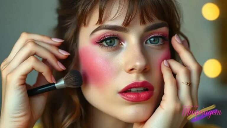 Blush marcado estilo anos 80: como trazer de volta essa tendência ousada e marcante