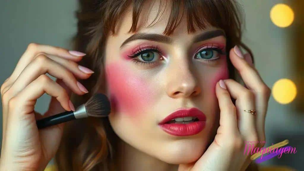 Blush marcado estilo anos 80: como trazer de volta essa tendência ousada e marcante