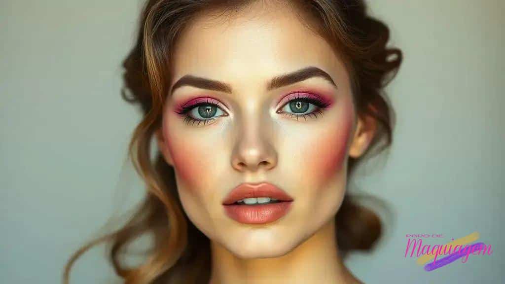 combinações de maquiagem para valorizar o blush marcado
