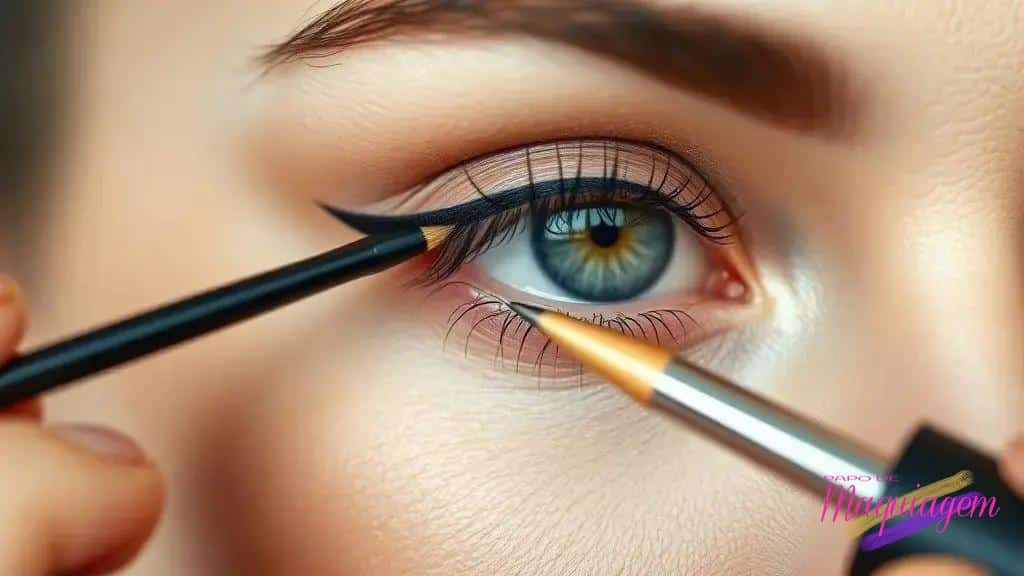 como aplicar o delineador em gel para um traço perfeito
