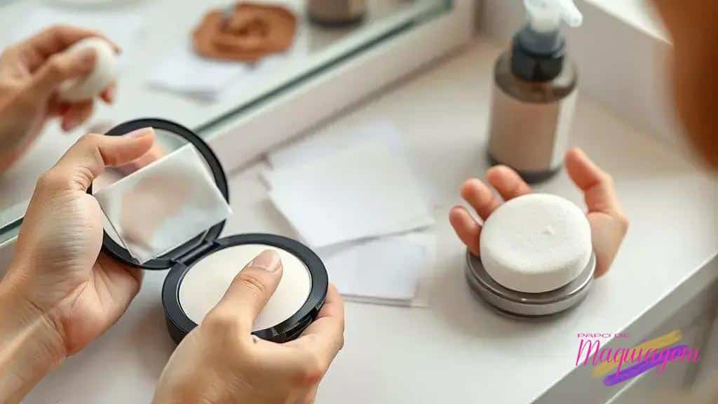 controle de brilho: pós, sprays e ajustes ao longo do dia