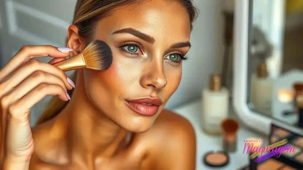 entendendo o que é bronzer e sua função na maquiagem