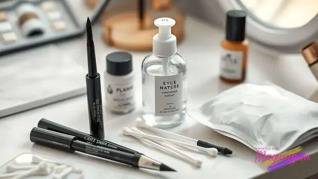 Materiais ideais para um delineado flutuante perfeito