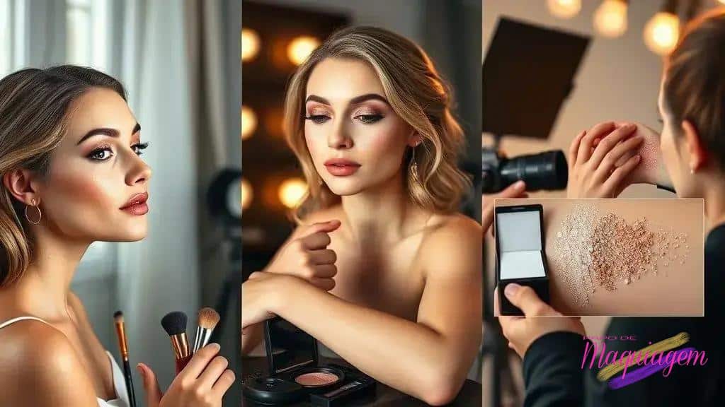 Pó iluminador colorido para diferentes ocasiões e fotografia