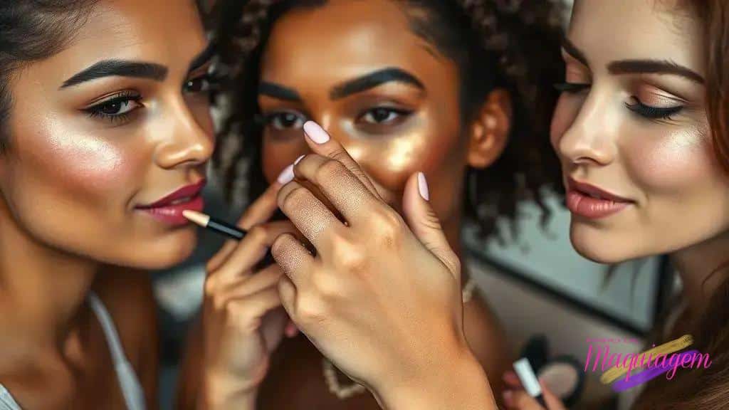 Pó iluminador colorido: transforme sua make com tons inesperados e duradouros