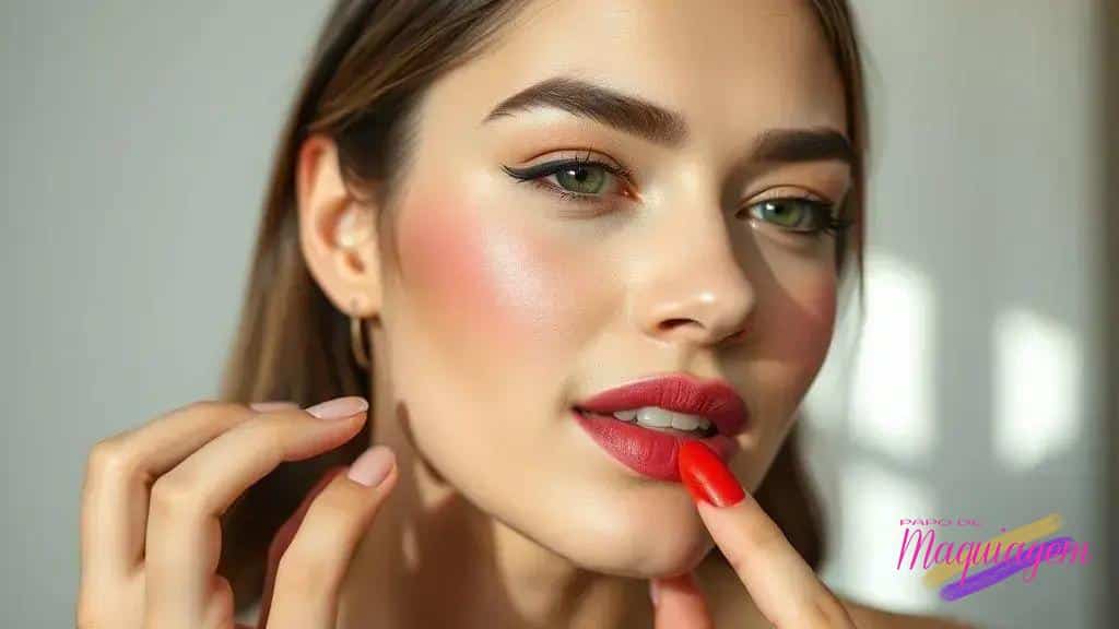 Por que usar batom como blush pode ser uma boa opção