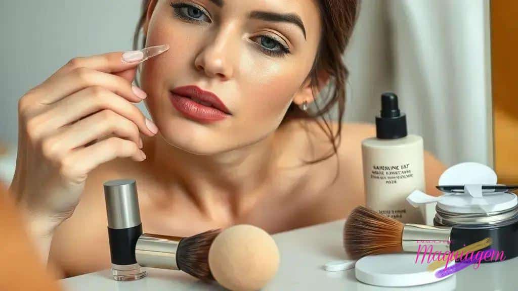 Preparação da pele: hidratação e produtos para base matte