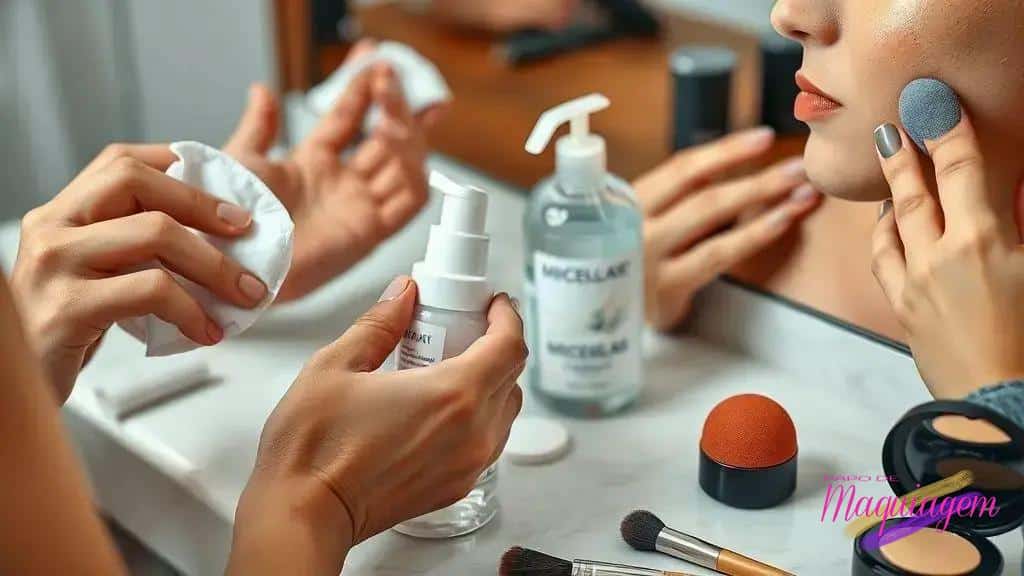 Preparação da pele: limpeza, primer e base que duram
