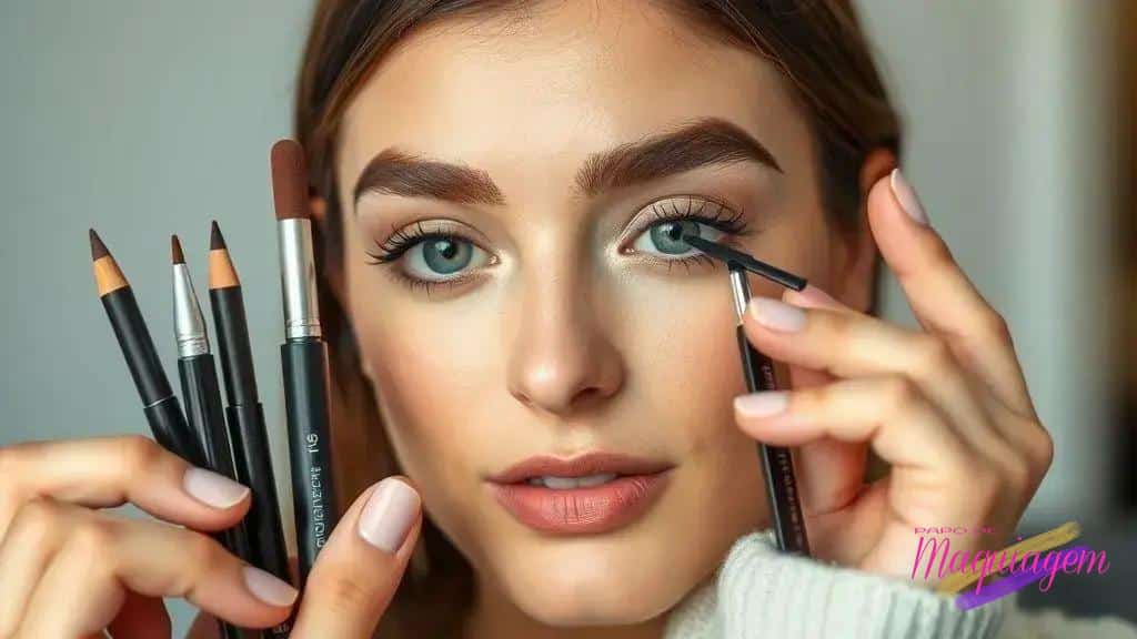 Produtos essenciais para corrigir sobrancelhas com efeito natural