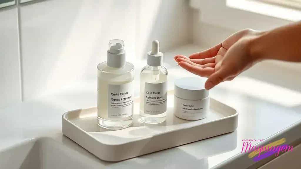 Rotina minimalista de skincare: economize tempo e conquiste pele mais saudável