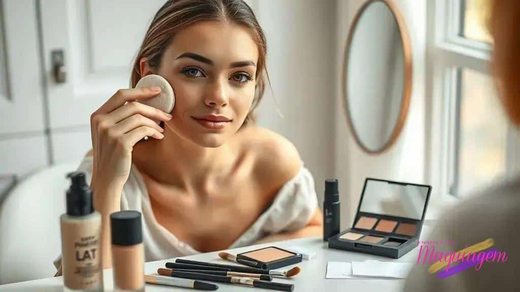rotina passo a passo para uma maquiagem latte duradoura
