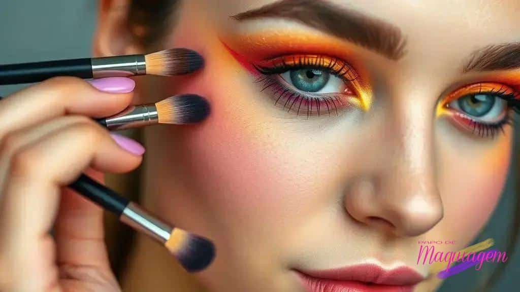 Sombra colorida esfumada: dicas para um esfumado vibrante e impecável hoje