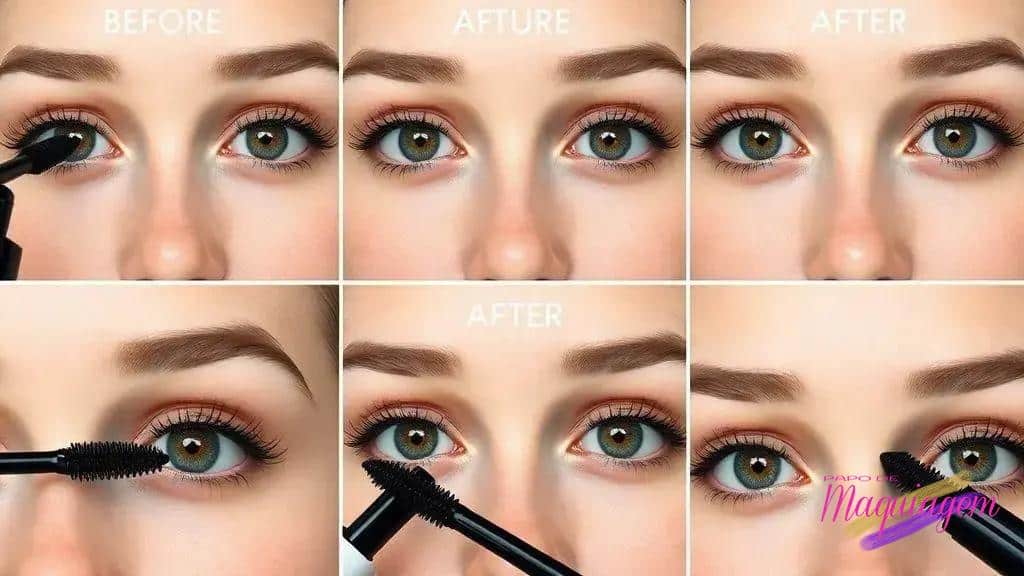 Teste prático: antes e depois em diferentes tipos de cílios