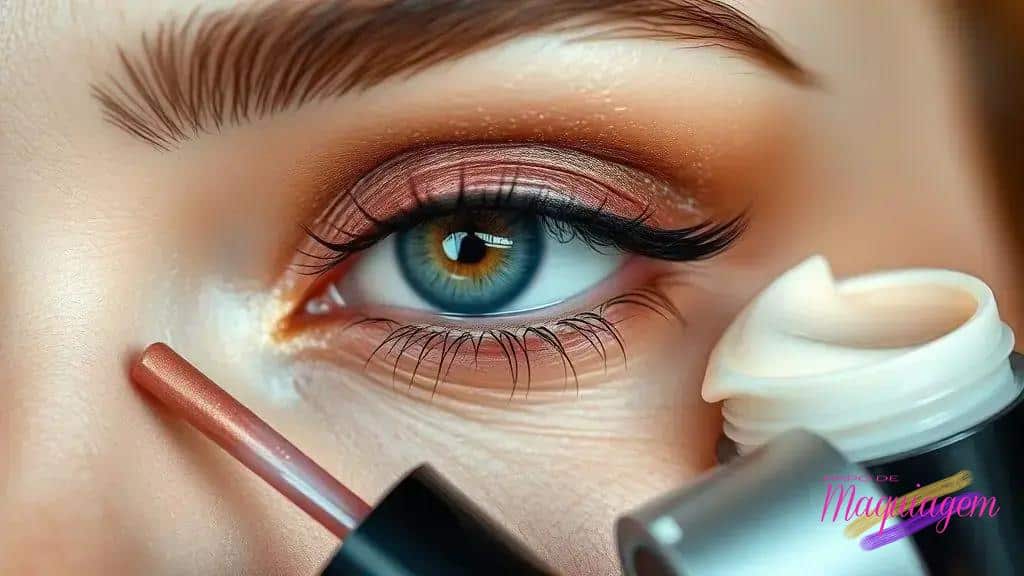 Tipos de produtos para criar o efeito glossy nos olhos