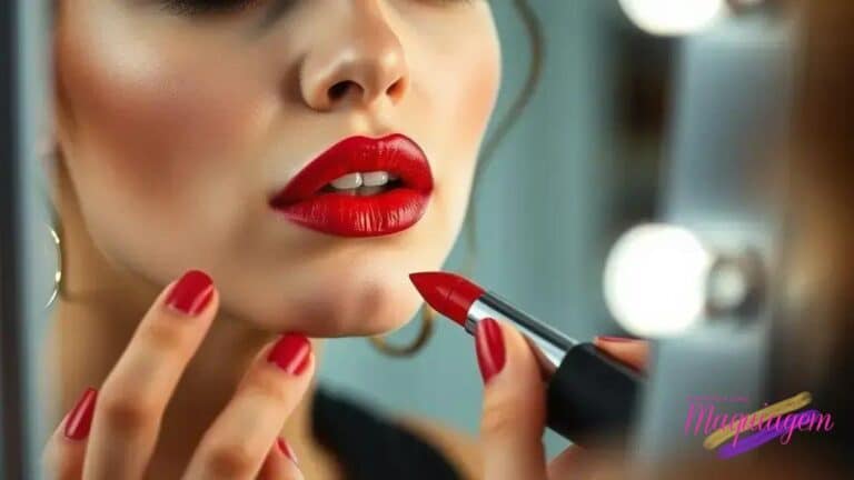 Truque para não borrar batom vermelho: segredos que vão salvar seu make