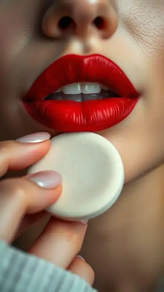 O truque secreto para NÃO borrar seu batom vermelho!