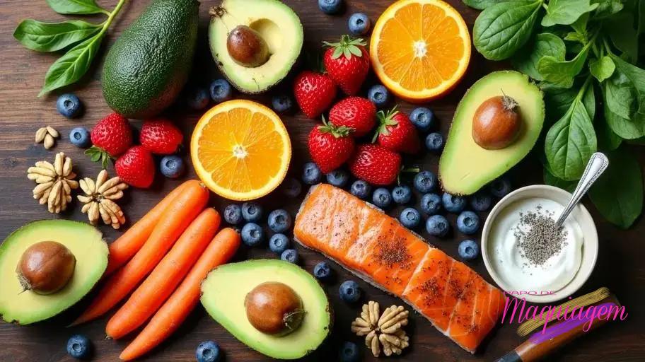Nutrientes e alimentos essenciais: vitaminas, ômega-3, probióticos e exemplos práticos