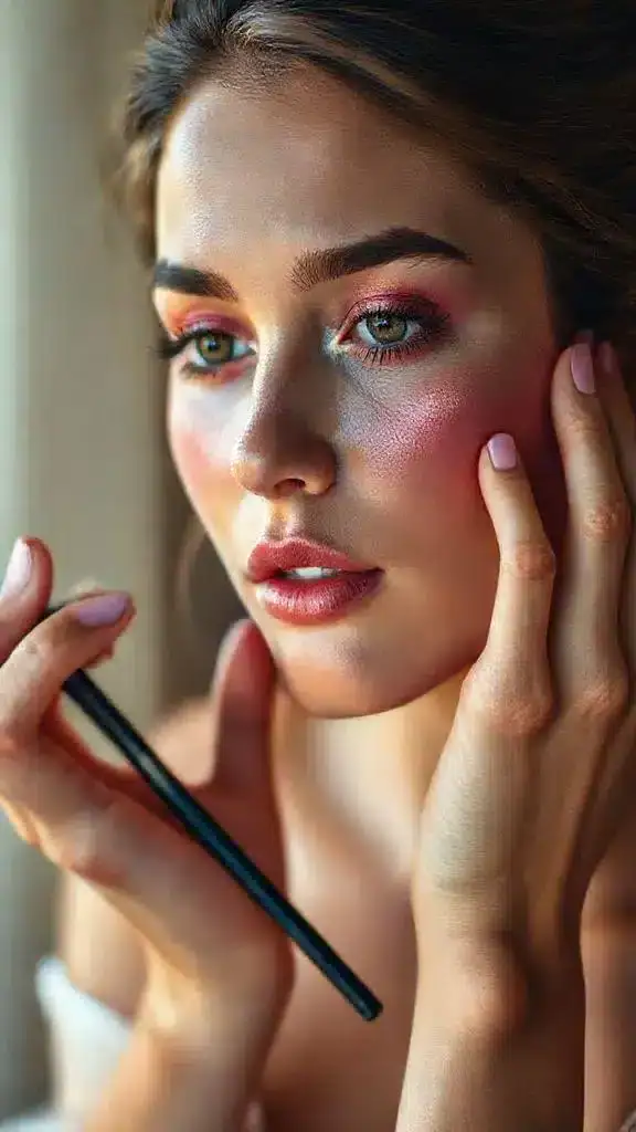 Transforme-se em 20 minutos: maquiagem rosada que surpreende!