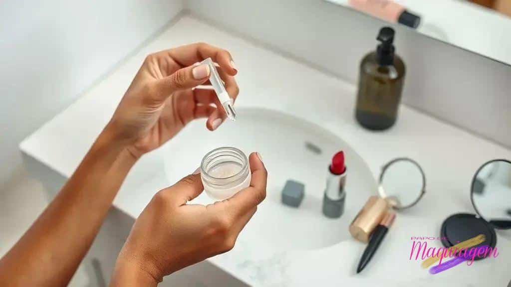 rotina de cuidados: combinar gloss com hidratação e maquiagem