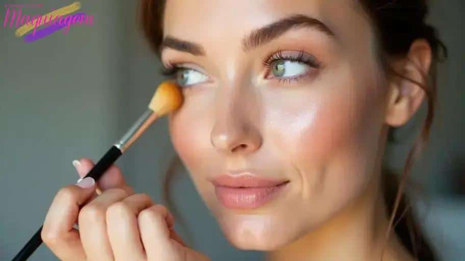 Técnicas de contorno e iluminação para levantar o rosto