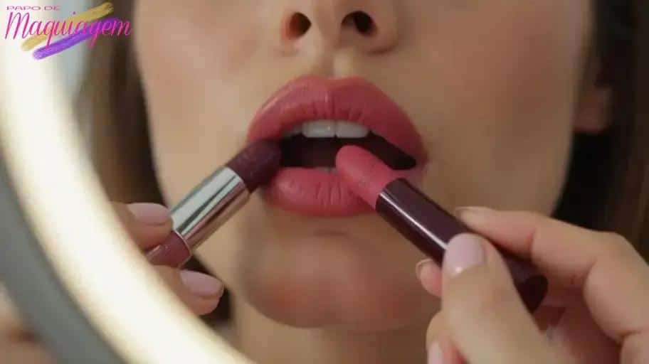 Técnicas para aplicar batom matte de forma uniforme
