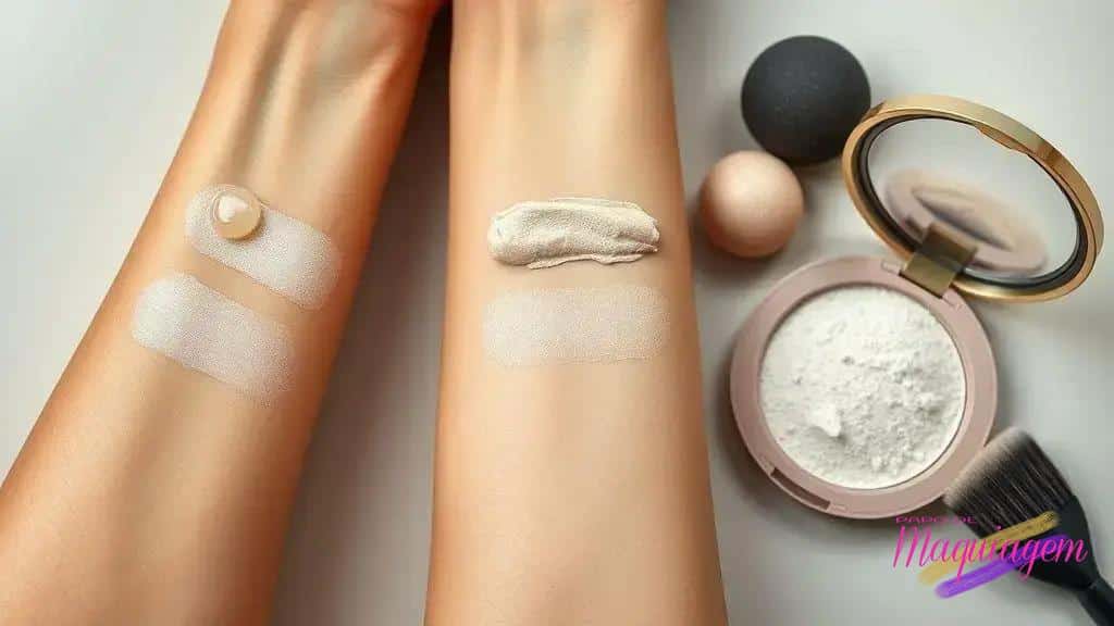 Texturas e acabamentos: quando usar líquido, creme ou pó