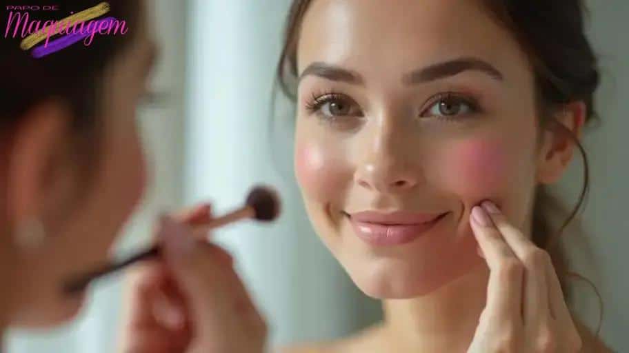 Truque para blush durar mais tempo e manter seu rosto radiante o dia todo