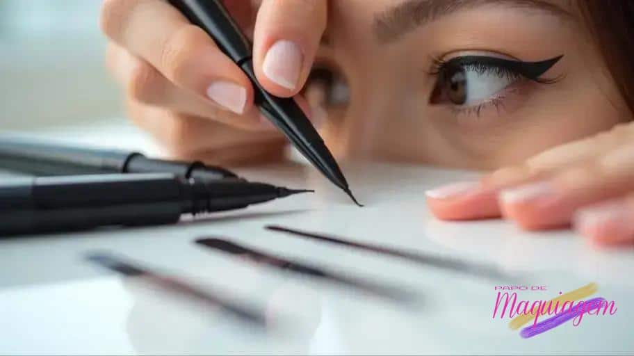 aplicação prática e truques para traços finos e grossos