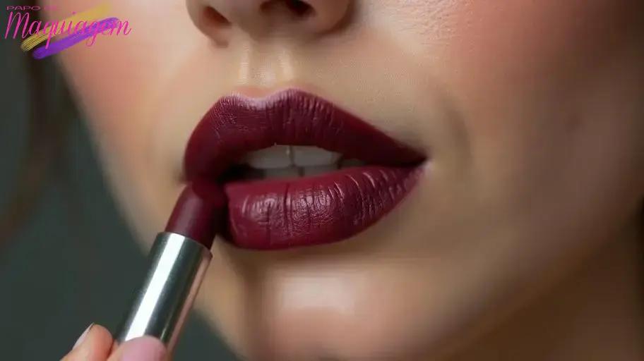 Batom bordô intenso: descubra como conquistar um visual marcante hoje mesmo