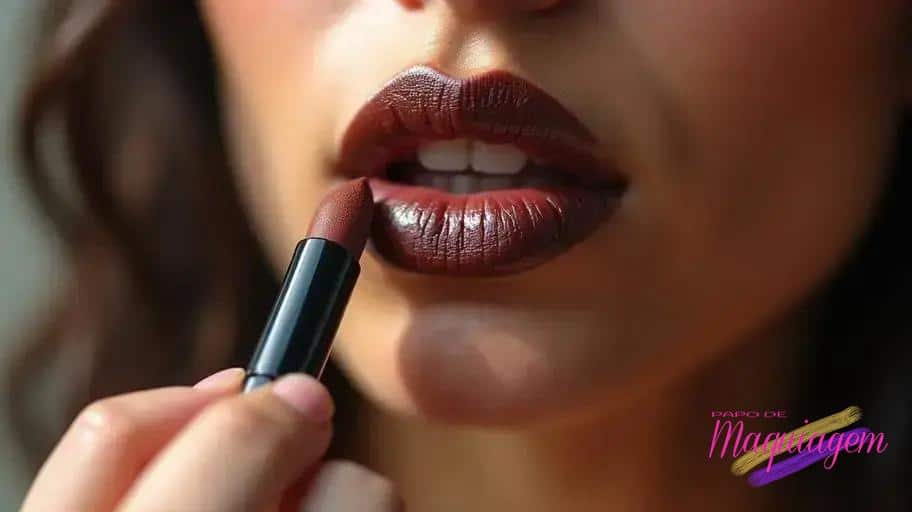 Batom marrom chocolate: o tom que valoriza qualquer look em minutos