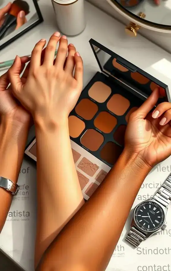 Surpreendente: paleta de contorno que aguentou 8 horas