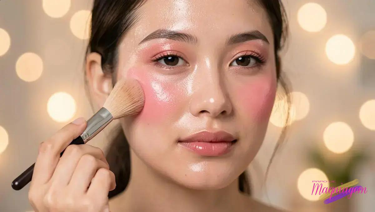 Blush híbrido creme e pó: segredos para um acabamento perfeito e duradouro