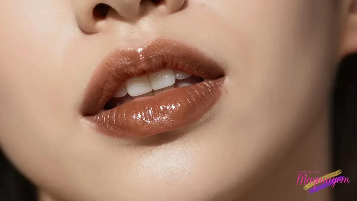 Lábios em cor marrom vintage: descubra o charme que vai transformar seu visual