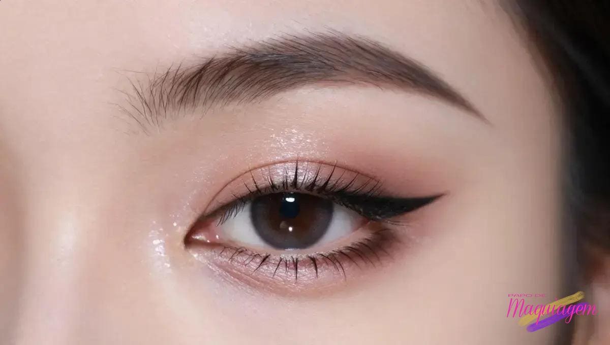Olhos com delineado duplo invertido: técnica ousada que transforma seu olhar