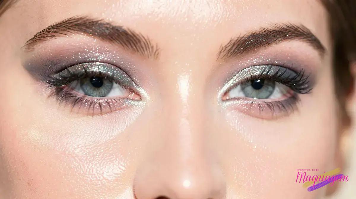 Olhos metalizados discretos: segredos para um look sofisticado e sutil