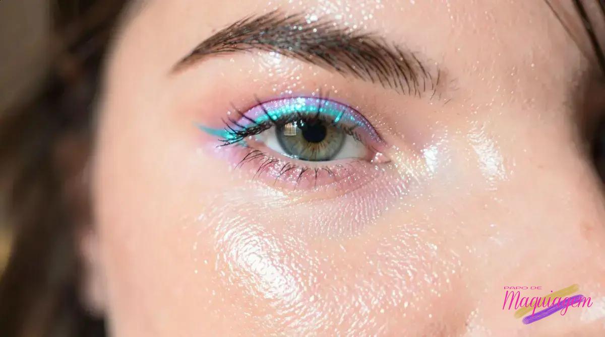 Tendência de delineado neon suave: descubra o segredo para um olhar vibrante e moderno