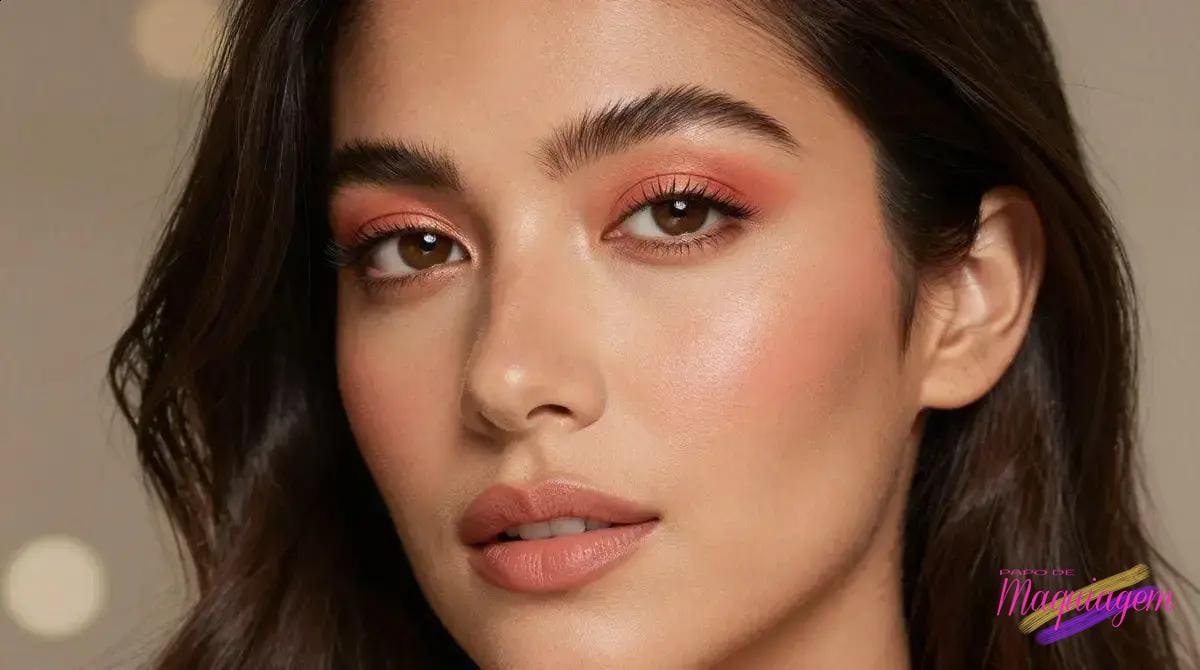 Sombra coral suave: descubra como transformar seu olhar com delicadeza e brilho