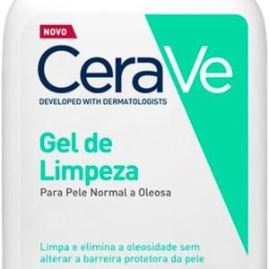CeraVe, Gel de Limpeza Facial para Pele Oleosa, com Ácido Hialurônico e Niacinamida