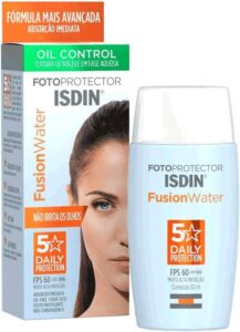 Isdin Protetor Solar Facial Fusion Water 5 Stars sem Cor FPS 60-50ML