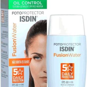 Isdin Protetor Solar Facial Fusion Water 5 Stars sem Cor FPS 60-50ML