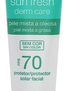 Neutrogena Protetor Solar Facial Sun Fresh Derm Care, sem Cor, FPS 70, 40g
