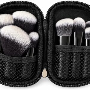 Kit 10 Pincéis de Maquiagem com Estojo Portátil Completo 200g