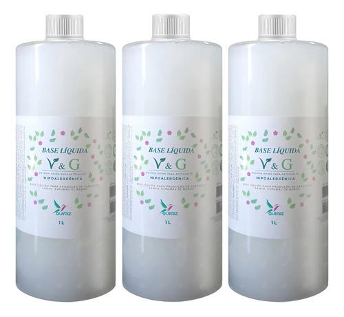Glicerinada Saboaria Espuma Base Sabonete Líquido Perolado Vegano Vegetal 3kg