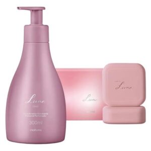 Kit Natura Luna Rosé Hidratante Corporal 300ml + 2 Sabonetes
