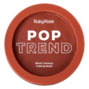Blush Cremoso Ruby Rose Pop Trend Textura Macia Aveludado