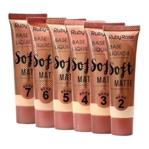 Base Liquida Facial Solft Matte Bege Ruby Rose