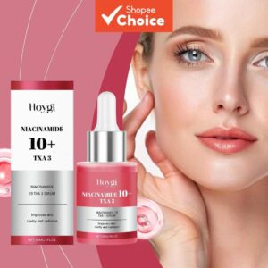 Hoygi Sérum Niacinamida 10+ TXA 3 30ml Hidratante Facial Ácido Hialurônico para Brilho Radiante e
