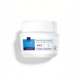 Avon Creme Facial Care Hidratante 100g -6 em 1 para Pele Normal e Seca